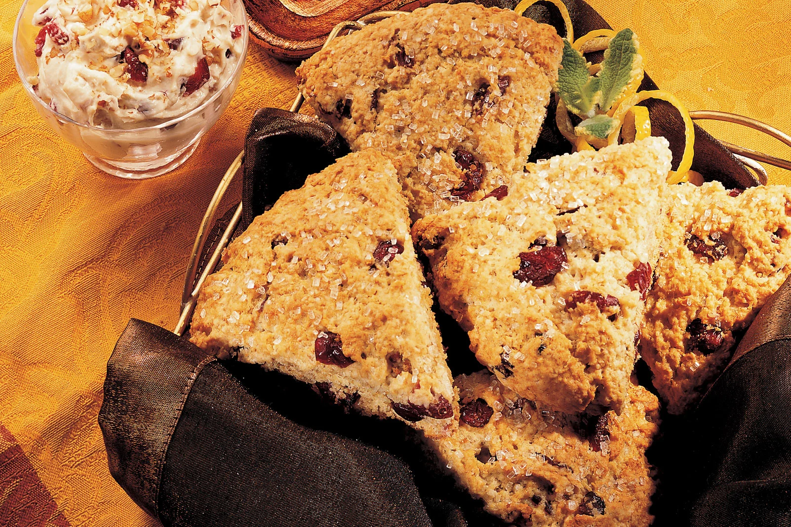 Cranberry Lemon Oat Scones