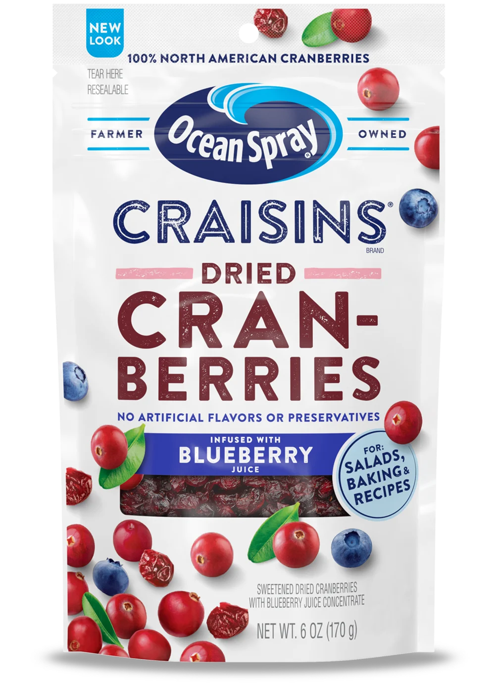 Craisins® Dried Cranberries Blueberry Juice Infused 6oz
